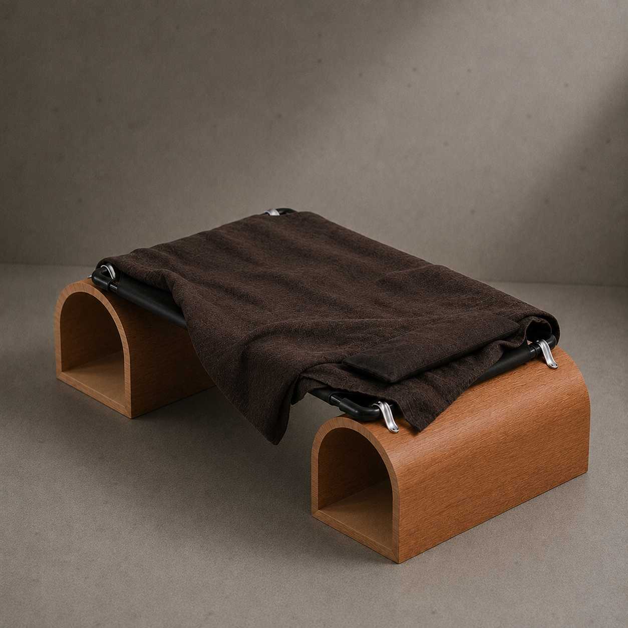 Cama para Gatos de diseño en madera y polipiel | MimichiGato