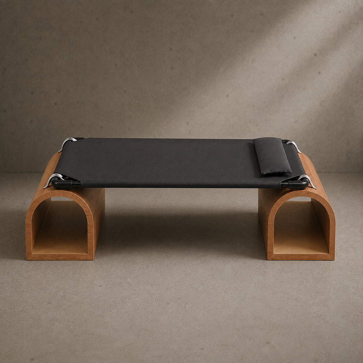 Cama para Gatos de diseño en madera y polipiel | MimichiGato