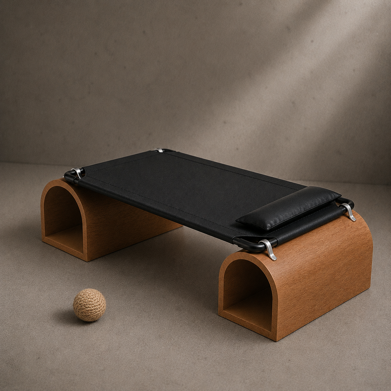 Cama para Gatos de diseño en madera y polipiel | MimichiGato