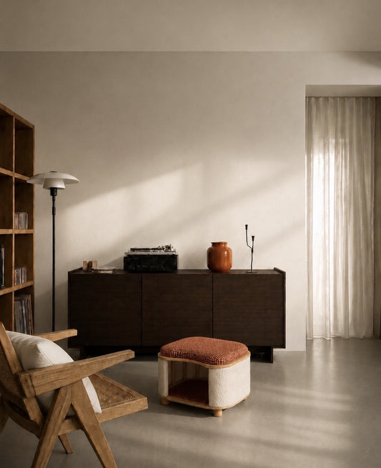 Cama de Diseño para Gatos en Ratán y Madera | MimichiGato
